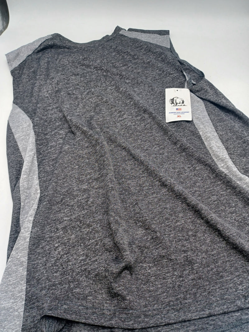 AMERICAN LEGEND OUTTFITTERS MEN'S MUSCLE T-SHIRT TOP - SIZE XL - DARK GRAY - Brand New