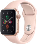 APPLE WATCH SERIES 4 GPS 40mm GOLD ALUMINUM CASE WITH PINK SAND SPORT BAND Like New