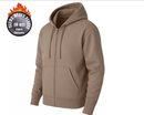 BLUE ICE SUPER HEAVYWEIGHT FLEECE LINED FULL-ZIP HOODIE SIZE: 2XL - LIGHT BROWN - Brand New