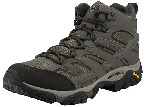 J033317 MERRELL MEN'S MOAB 2 MID GTX HIKING BOOT BOULDER Size 11 - Like New