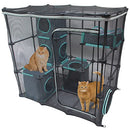 Kitty City Outdoor Catio Furniture and Play Kits for Cats, Outdoor Mega Kit - Like New
