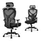 WINRISE OFFICE CHAIR ERGONOMIC DESK CHAIR COMFY COMPUTER CHAIR - BLACK - Like New