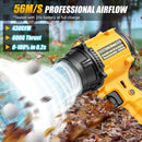 GENERIC CORDLESS LEAF BLOWER COMPATIBLE WITH DEWALT 20V BATTERY - YELLOW/BLACK - Like New