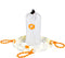 POWER PRACTICAL 10FT USB POWERED OUTDOOR LED STRING LIGHTS (NO BATTERY) - WHITE - Like New