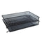 UNIVERSAL 20012 MESH STACKABLE SIDE LOAD TRAY, LEGAL, 20012 - BLACK - Brand New