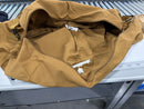 BEAR & BARK LARGE CANVAS DUFFLE BAG 42" X 16" - COYOTE - Like New