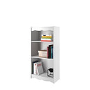 CorLiving Hawthorne White Engineered Wood 3 Shelf Bookcase 2 Adjustable Shelves - Brand New