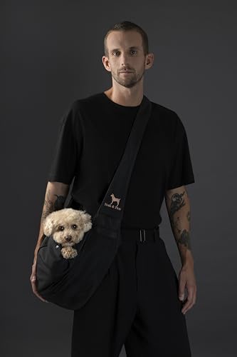 NOAH & PAW DOG SLING CARRIER FOR SMALL DOGS 5-18LB - BLACK - Brand New