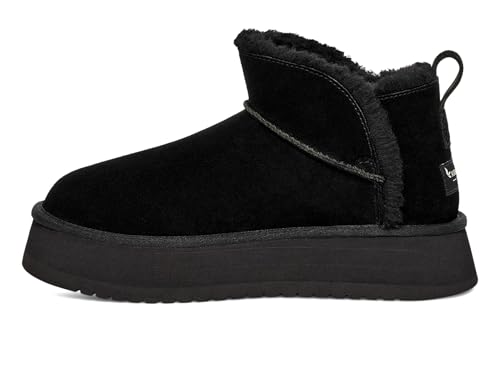 1158590-W KOOLABURRA BY UGG WOMEN'S KOOLA ULTRA MINI PLATFORM ANKLE BOOT BLACK 8 - Brand New