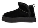 KOOLABURRA BY UGG WOMEN'S KOOLA ULTRA MINI PLATFORM ANKLE BOOT - SIZE 12 - BLACK - Like New