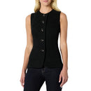 AEWM86473F25 Amazon Essentials Women's Regular-Fit Denim Vest Black 8 - Like New