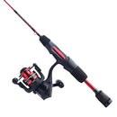 UGLY STIK CARBON ICE SPINNING ROD REEL COMBO 5 Size Reel - 36"  - BLACK/RED - Brand New