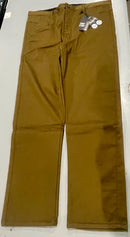JUMPSTART MEN’S FLEECE-LINED STRETCH CHINO WORK PANTS, SIZE: 40X31 - TIMBER - Brand New