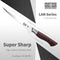 HOSHANHO FILLET KNIFE 7 INCH, HIGH CARBON STEEL BONING KNIFE - SILVER/RED/BLACK - Like New