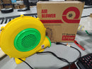 GONFLABLE AIR BLOWER, 370W BOUNCE HOUSE BLOWER, PORTABLE PUMP FAN - YELLOW/GREEN - Like New