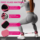 BJBXGDT PILATES RING CIRCLE SET 18 PCS EXERCISE EQUIPMENT - PINK - Like New