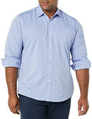 AMAZON ESSENTIALS LONG-SLEEVE CASUAL POPLIN SHIRT MEN XX-LARGE FRENCH BLUE - Brand New