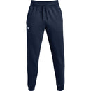 UNDER ARMOUR MEN'S UA HUSTLE FLEECE JOGGERS - SIZE: MEN XL - NAVY - Brand New