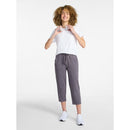 ATHLETIC WORKS WOMEN'S KNIT CAPRI PANTS - SIZE: WOMEN 2XL - GRAY ASH - Brand New