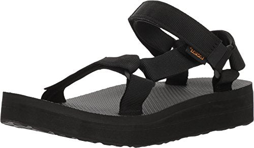 1090969 Teva Women's Midform Universal Sandal Black Webbing Size 10 - Like New