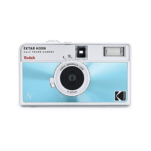 KODAK EKTAR H35N HALF FRAME FILM CAMERA BUNDLE KODAK ULTRAMAX 400/24EXP BLUE - Brand New