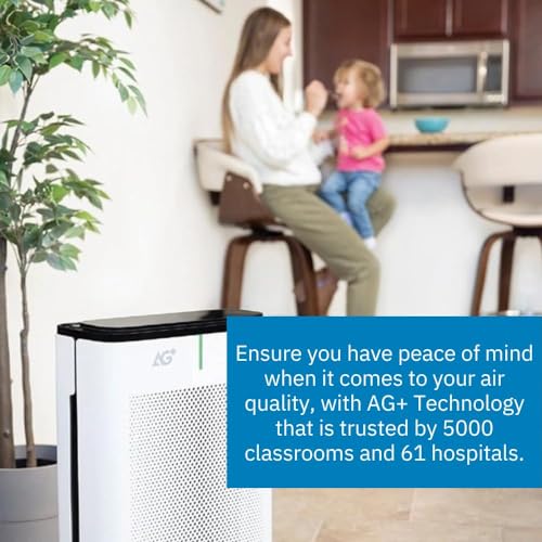 BRONDELL P700BB-W PRO AIR PURIFIER CLEAN AIR FILTER WITH AURABEAT AG+ - WHITE - Like New