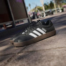 ADIDAS TRAINERS VL COURT 3.0 SIZE MEN 11 BLACK/WHITE/GUM - Brand New
