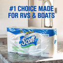 Scott Rapid-Dissolving Toilet Paper 48 Double Rolls Septic-Safe 1 Ply White - Brand New