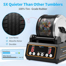 KOMESTONE KOME ROCK TUMBLER KIT, K1 PROFESSIONAL LARGE 2.5LB CAPACITY - BLACK - Brand New