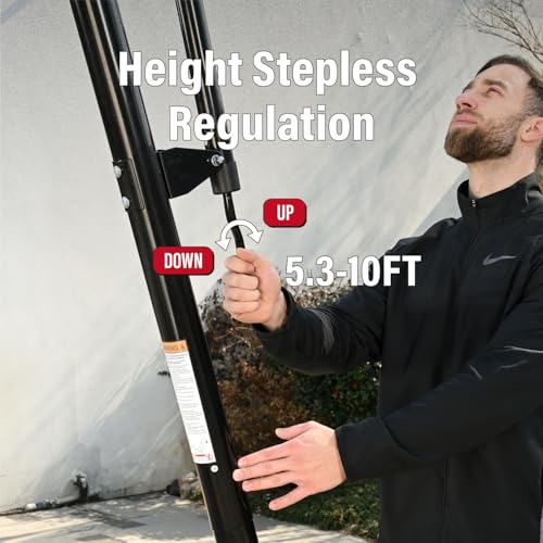 SKYTIME BASKETBALL HOOP 44" BACKBOARD PORTABLE BASKETBALL HOOP OUTDOOR - Like New