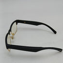 CRELANDER SMART GLASSES, WIRELESS BLUETOOTH, HANDS-FREE CALLING - BLACK/GOLD - Like New