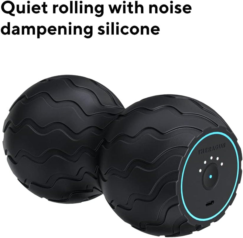 Therabody Wave Series Wave Duo - Ergonomically Contoured Foam Roller - BLACK - Like New