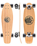 Versatile 28" Bamboo Longboard Drop Deck Skateboard B01FGKN35W - Missle Small - Brand New