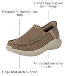 Skechers Men's Parson Ralven Slip-in Casual Taupe Size 11.5 - Brand New