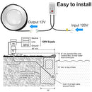 TANDANIC COLOR CHANGING LED POOL LIGHT, 10 INCH WET NICHE UNDERWATER - STAINLESS - Like New