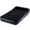 INTEX DURA-BEAM STANDARD INFLATABLE 10" TWIN SIZE MATRESS BUILT PUMP NAVY - Like New