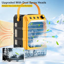 TAIRDA PORTABLE MISTING FAN COMPATIBLE FOR DEWALT 20V 60V (NO BATTERY) - YELLOW - Like New