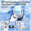 COOLHILL HANDHELD PORTABLE FAN TURBO COOLING 5500MAH 199 SPEEDS 20000 RPM WHITE - Like New