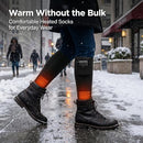 EVJEAL Heated Socks App Control Rechargeable Electric Socks 2×6000mAh Battery - Like New