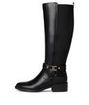 B0FSF4VHT6 Tommy Hilfiger Womens Iyla Black Size 7.5 M - Brand New