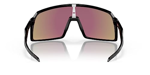 OAKLEY MEN'S OO9406 SUTRO RECTANGULAR SUNGLASSES 37MM - POLISHED BLACK/PRIZM - Like New