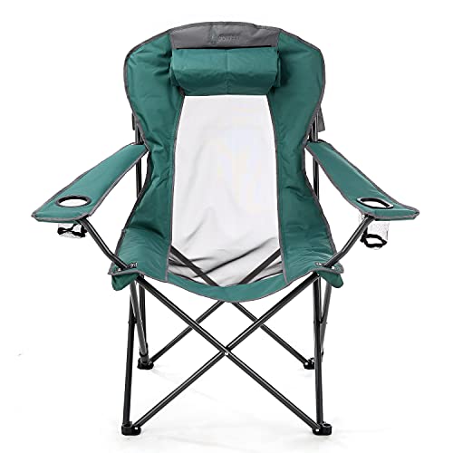 ARROWHEAD Outdoor Portable Folding Hybrid 2-in1 Camping Chair KKS0257U - Green Like New