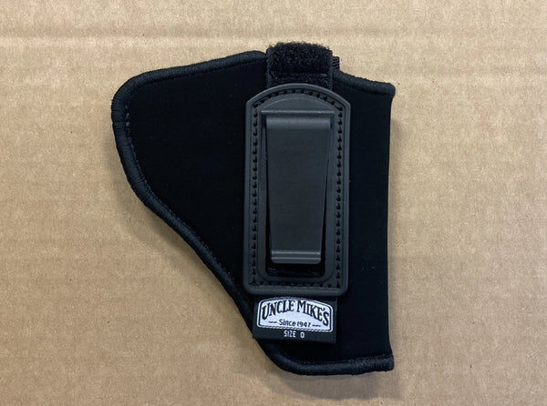 UNCLE MIKE'S 76001 RETENTION STRAP INSIDE THE PANT HOLSTER SIZE 0 RH - BLACK - Like New
