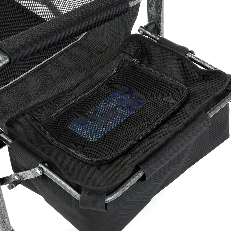 ARROWHEAD OUTDOOR FOLDING DIRECTOR’S CHAIR - BLACK - Like New