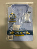 GALAXY BY HARVIC SCHOOL BOYS SCHOOL UNIFORMS SHORT SLEEVE SIZE 10 - BLUE - Brand New