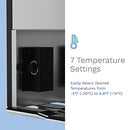 hOmelabs Upright Freezer, 1.1 Cubic Feet Compact Reversible Freezer HME030361N - Like New