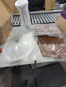 GENERIC ADJUSTABLE BAR STOOLS SET OF 2 - BROWN - Like New