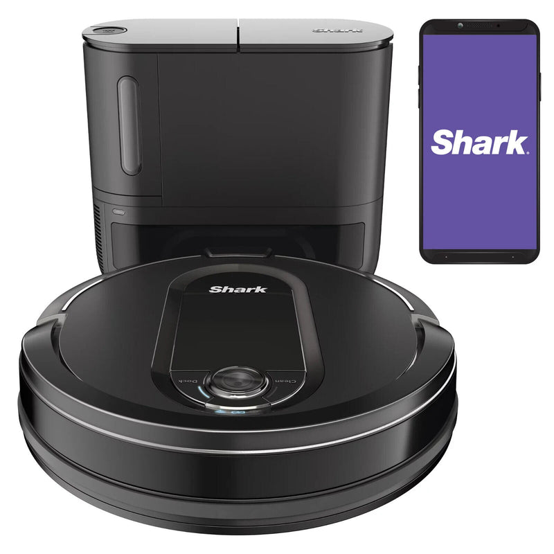 Shark IQ Robot Vacuum RV1100SRUS with Self-Empty Base - BLACK - Scratch & Dent