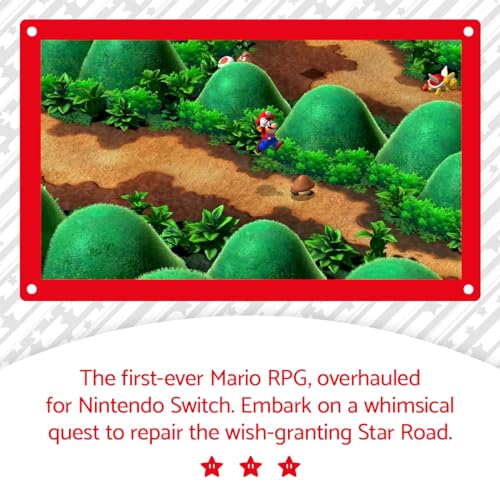 NINTENDO SWITCH SUPER MARIO RPG (UK IMPORT) - WHITE - Brand New