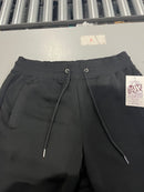 WHITE PEAK MENS SWEATPANTS FLEECE CASUAL SPORT JOGGERS - SIZE: MEN L - BLACK - Brand New
